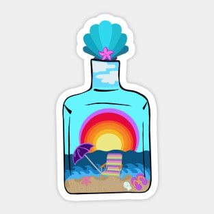 Heaven in a bottle Sticker